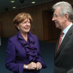 Rencontre entre Neelie Kroes et Mario Monti