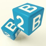B2b Dice As A Sign Of Business And Commerce
