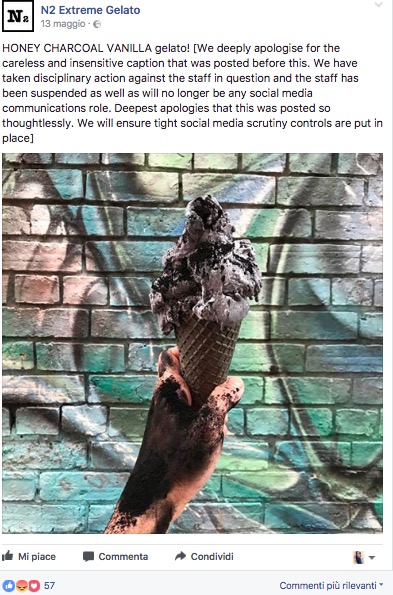 n2 gelato al carbone facebook